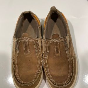 Little boys Timberland boat shoes